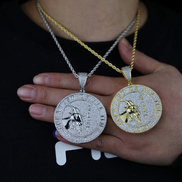 Goat Pendant & Chain