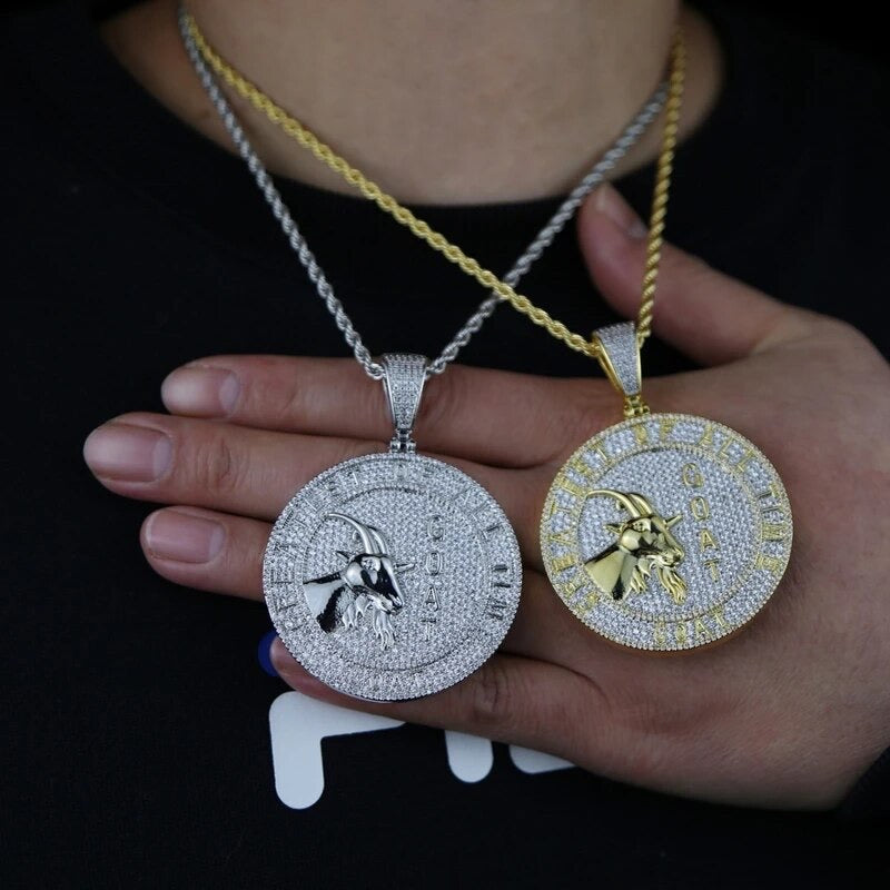 Goat Pendant & Chain