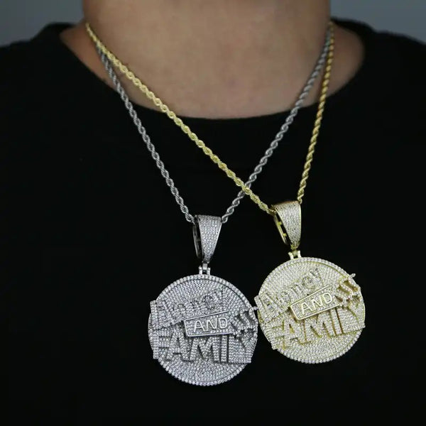 Money & Family Pendant & Chain