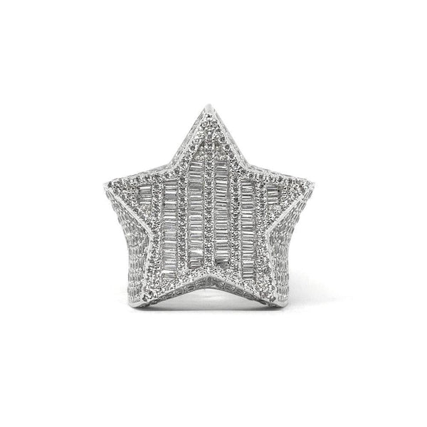 Baguette Star Ring